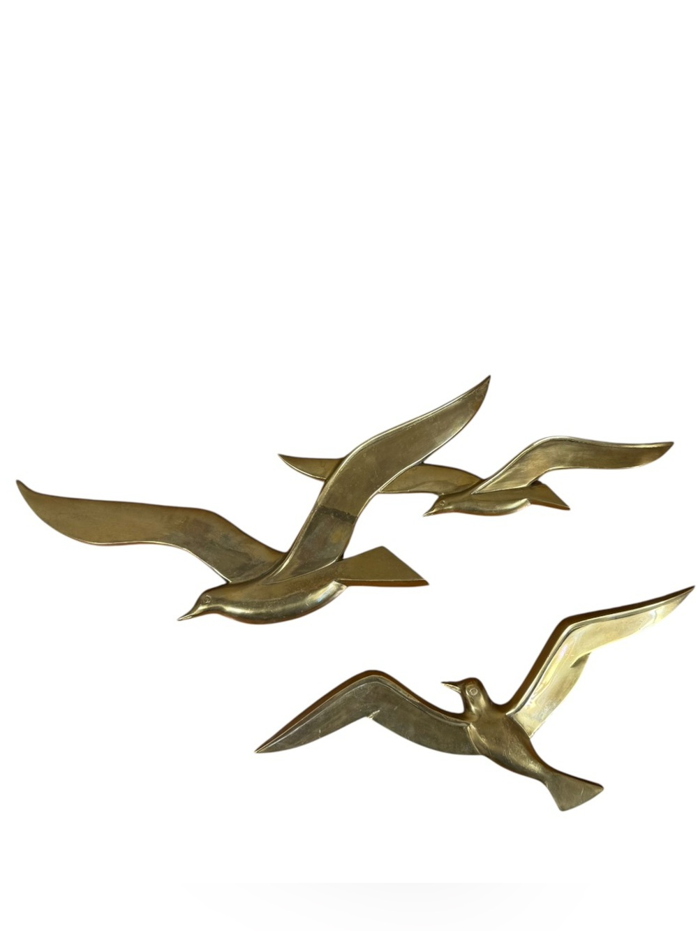 Brass MCM Bird Wall Decor